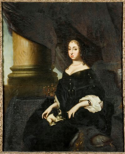 Holstein-Gottorp Hedvig Eleonóra portréja 1636-1715, Svéd királynő, kb. 1670. alkotó: David Klöcker Ehrenstrahl
