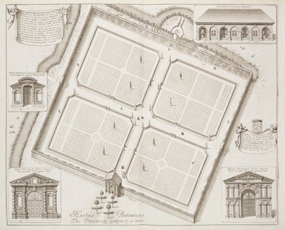 Hortus Botanicus, The Physick Garden, Oxon, az 