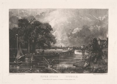 Stour folyó, Suffolk alkotó: David Lucas