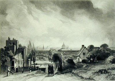 Sir Richard Steele kunyhója, a Hampstead Road alkotó: David Lucas