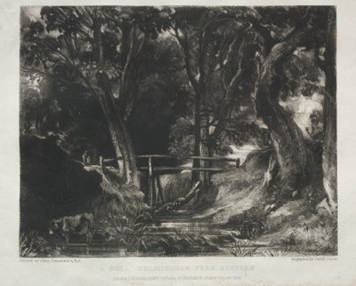Különféle tájtárgyak, képekből jellemző angol tájképek..., 1830. alkotó: David Lucas