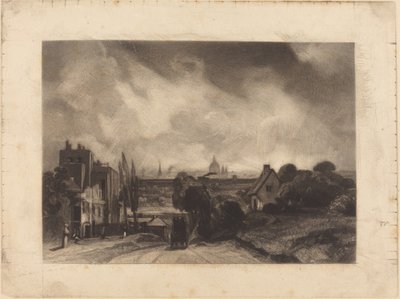 Sir Richard Steele házikói alkotó: David Lucas after John Constable