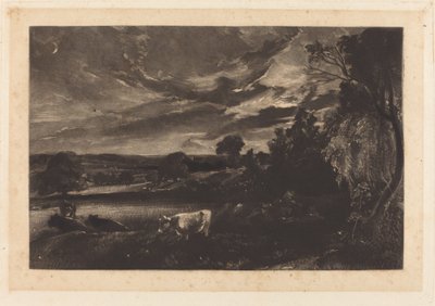 Nyári Este alkotó: David Lucas after John Constable
