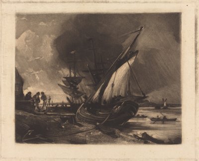 Kilátás az Orwellre alkotó: David Lucas after John Constable