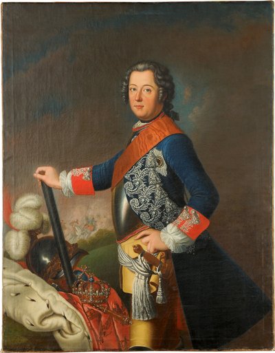 Frigyes porosz, 1743 alkotó: David Matthieu