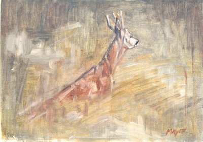 Roe Buck, 2023 (olaj, vászon) alkotó: David Mayer