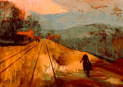 Red Streets, 2017 (festmény) alkotó: David McConochie