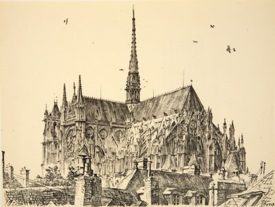 Amiens katedrális, illusztráció a 