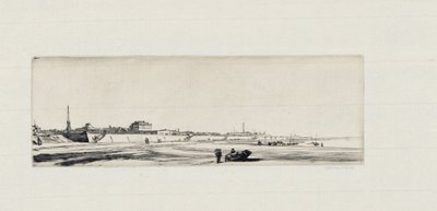 Ayr Beach alkotó: David Muirhead Bone