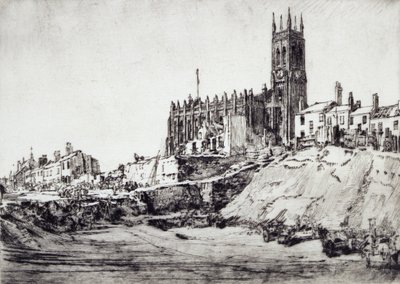 York Road, Leeds (metszet) alkotó: David Muirhead Bone