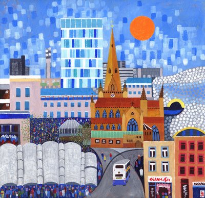 Bullring Sun, 2012 (akril, vászon) alkotó: David Newton