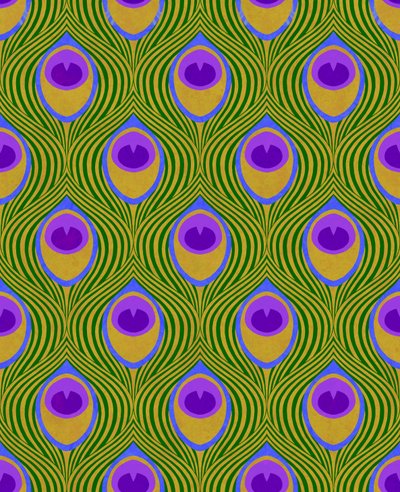 Peacock Yellow, 2019 (digitális vegyes technika) alkotó: David Newton