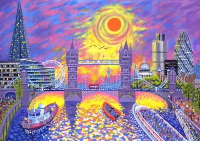 Naplemente:Pool Of London, 2013 alkotó: David Newton