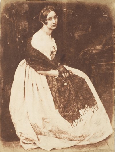 Lady Elizabeth Eastlake, 1843-47. Alkotók: David Octavius Hill, Robert Adamson, Hill & Adamson. alkotó: Hill and Adamson