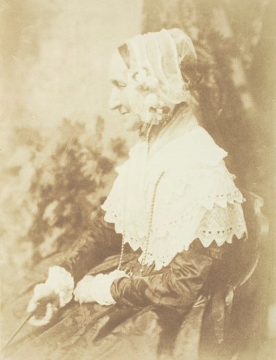 Mrs. Rigby portréja, 1844. Alkotók: David Octavius Hill, Robert Adamson, Hill & Adamson. alkotó: Hill and Adamson