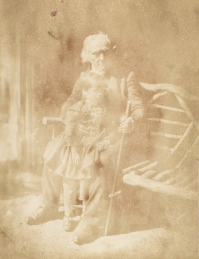 Dr. Thomas Chalmers tiszteletes és Thomas Chalmers Hanna, 1843-47. Alkotók: David Octavius Hill, Robert Adamson, Hill & Adamson. alkotó: Hill and Adamson