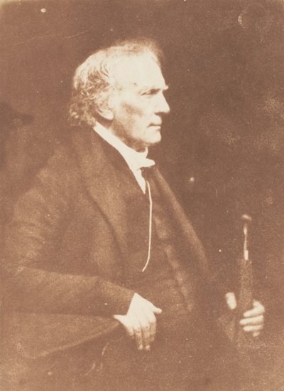 Thomas Chalmers, 1843-47. Alkotók: David Octavius Hill, Robert Adamson, Hill & Adamson. alkotó: Hill and Adamson