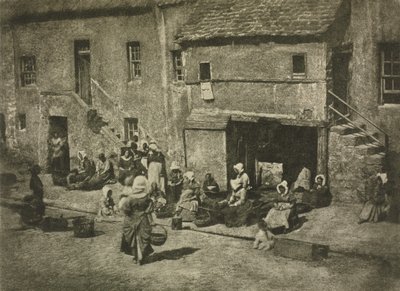 Kameramunka: Newhaven Fisheries, 1909. Alkotók: David Octavius Hill, Robert Adamson. alkotó: David Octavius Hill, Robert Adamson