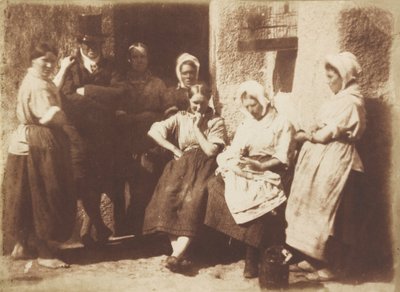 Egy Newhaven-i pilótaház ajtaja,1845 (fotó) alkotó: David Octavius Hill