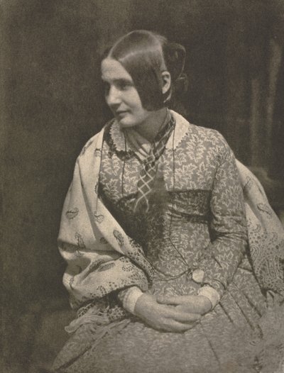 Kameramunka: Virágos ruhás hölgy alkotó: David Octavius Hill