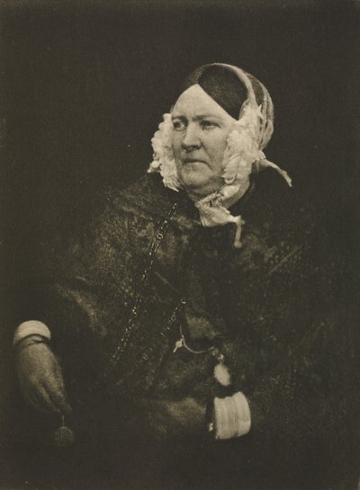 Kamera munka: Mrs. Rigby alkotó: David Octavius Hill