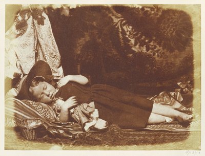 A hálótársak, 1843-47 körül (sózott papírnyomat kalotípiás negatívról) alkotó: David Octavius Hill