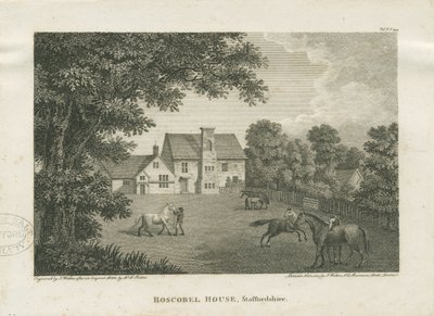 Boscobel-ház: metszet alkotó: David Parkes