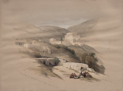 Szent György keresztény templom Luddban, az ókori Lyddában alkotó: David Roberts