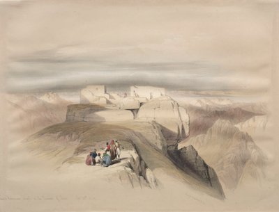 Keresztény és Mahomedán kápolna a Sínai-félszigeten, 1839. alkotó: David Roberts