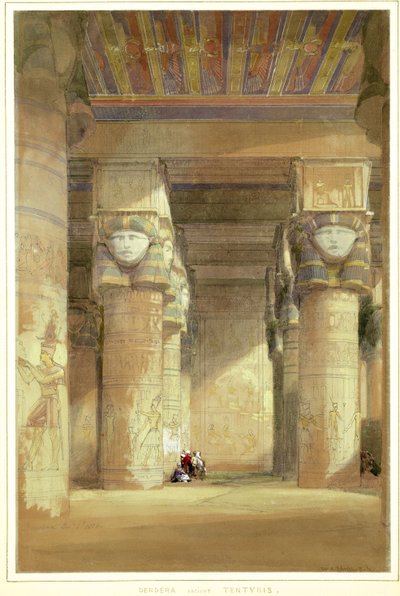 Dendera ókori Tentyris alkotó: David Roberts