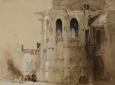 Dieppe, 1828 alkotó: David Roberts