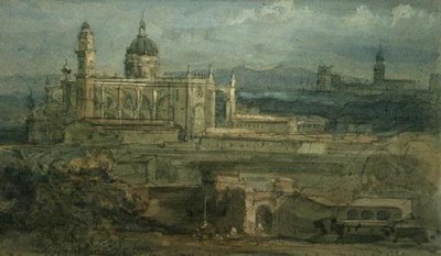 Bejárat a spanyolországi Jerezbe alkotó: David Roberts