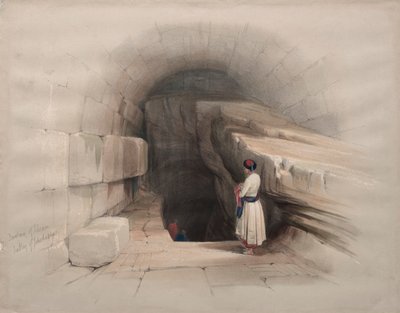 Siloám forrása, Josafát völgye alkotó: David Roberts