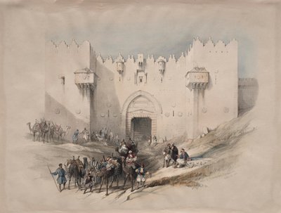 Damaszkusz kapuja, Jeruzsálem alkotó: David Roberts
