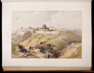 Jeruzsálem, 1839. április 9., vésette: Louis Haghe, 1843 alkotó: David Roberts