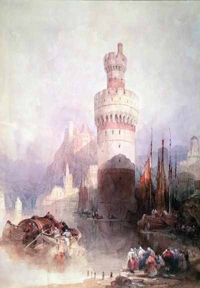 Oberwesel alkotó: David Roberts