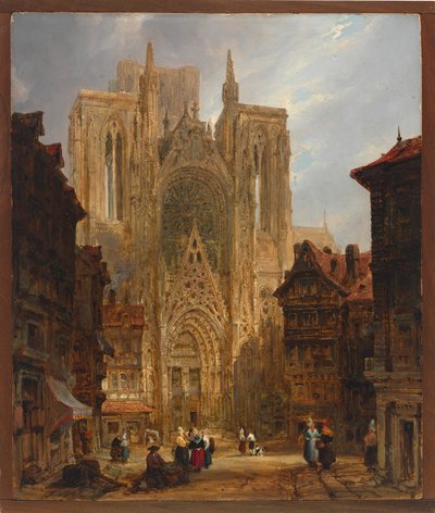 Rouen katedrális alkotó: David Roberts