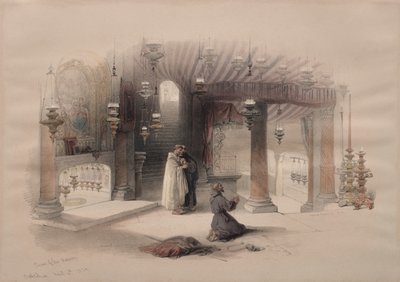 A születés szentélye, Betlehem alkotó: David Roberts