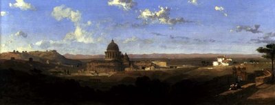 Szent Péter, visszatekintve Rómára alkotó: David Roberts
