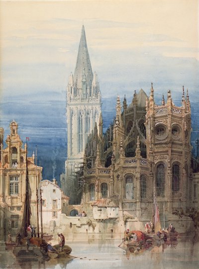 St. Pierre, Caen alkotó: David Roberts