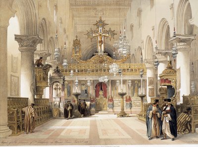 A Szent Katalin kápolna a Mount Sinai kolostorban, David Roberts alkotó: David Roberts