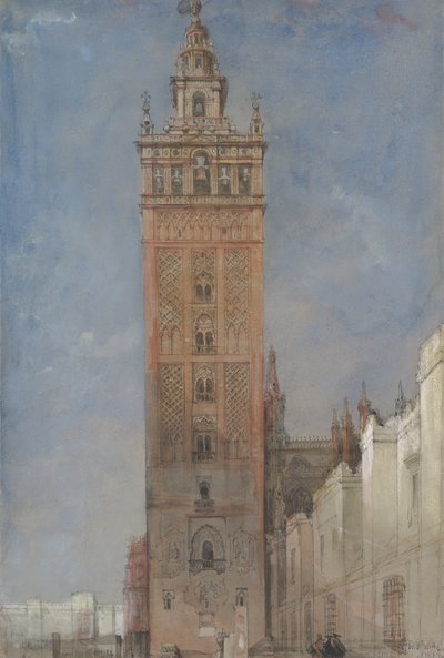 A Giralda, Sevilla, 1833. alkotó: David Roberts