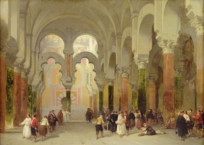 A Korán szentélye, a cordobai mecset, 1849 alkotó: David Roberts