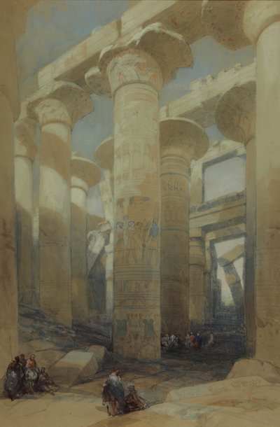 Templom, Karnak alkotó: David Roberts