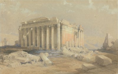 A Baalbek-i templom alkotó: David Roberts
