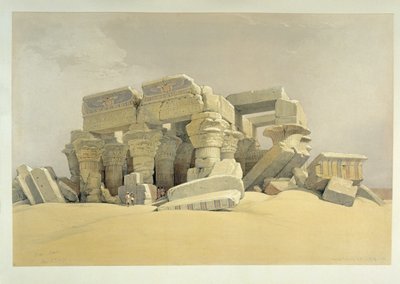 A Kom Ombo templom alkotó: David Roberts