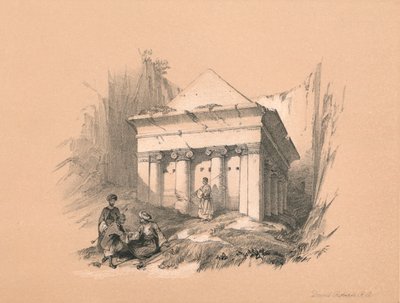 Zakariás sírja, 1855 alkotó: David Roberts