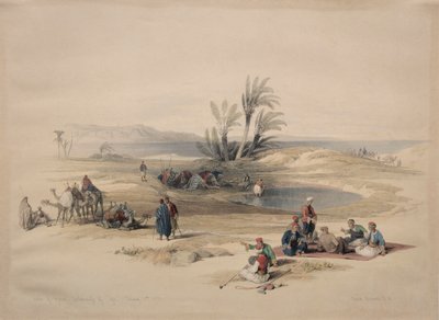 Mózes kútjai, Tyh puszta alkotó: David Roberts