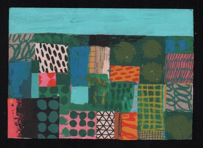 Field Study, 2023 (paint and collage) alkotó: David Shillinglaw