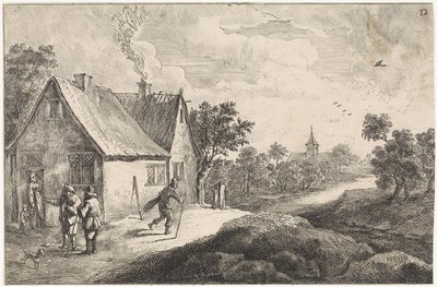 Parasztfalu figurákkal alkotó: David Teniers (II)